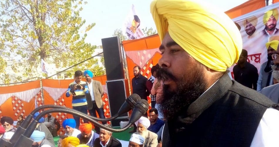 Punjab AAP MLA Amarjit Singh Sandoa booked for assaulting woman
