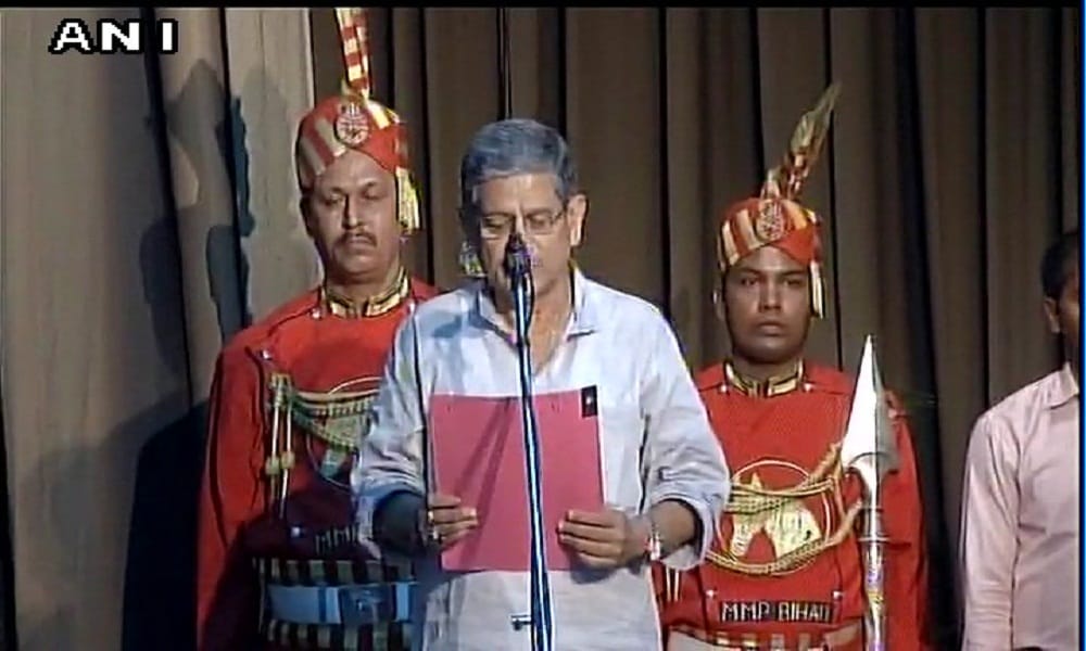 Oath taking ceremony of Bihar ministers at Raj Bhawan in Patna (Bihar)
