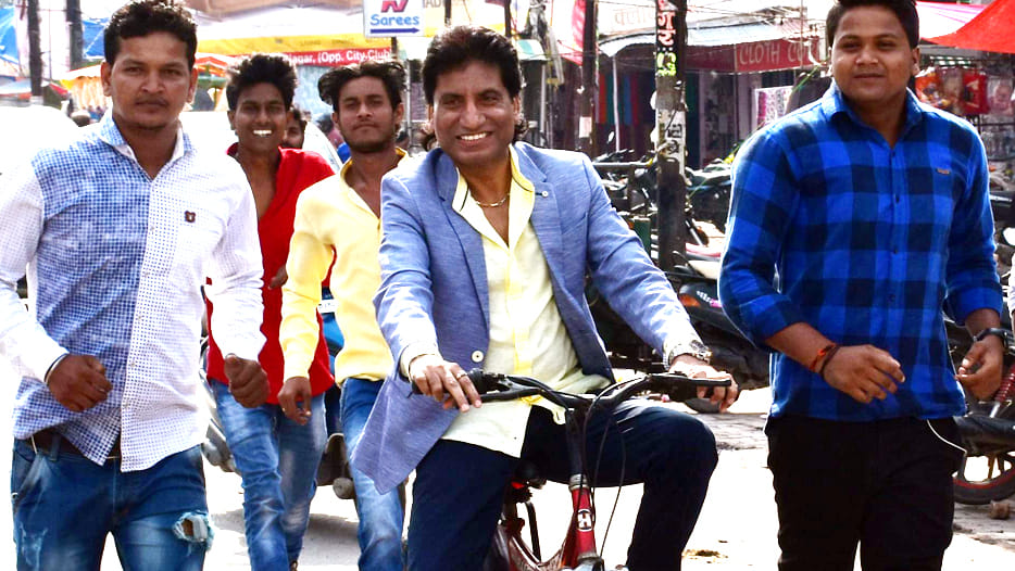 Comedian Raju shrivastav emerges from five star life