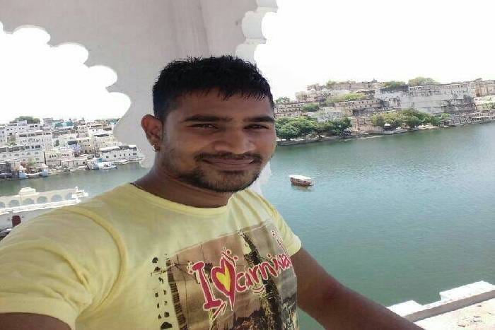Fire in Udaipur, a man injured