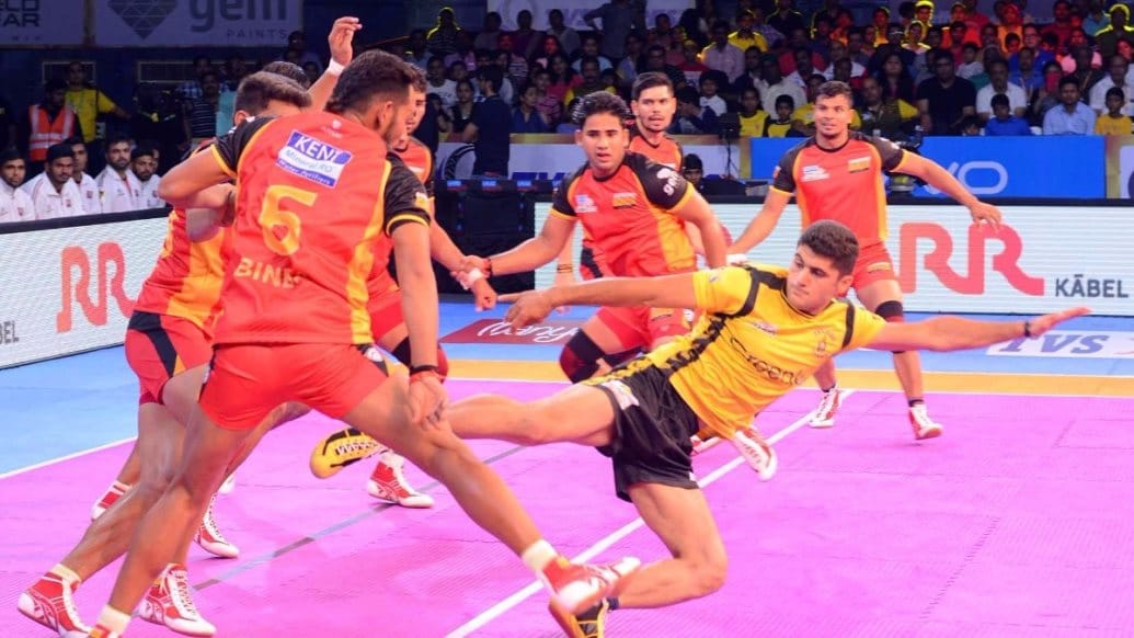 Pro Kabaddi League 2017: Bengaluru Bulls beat Telugu Titans Second defeat for Titans