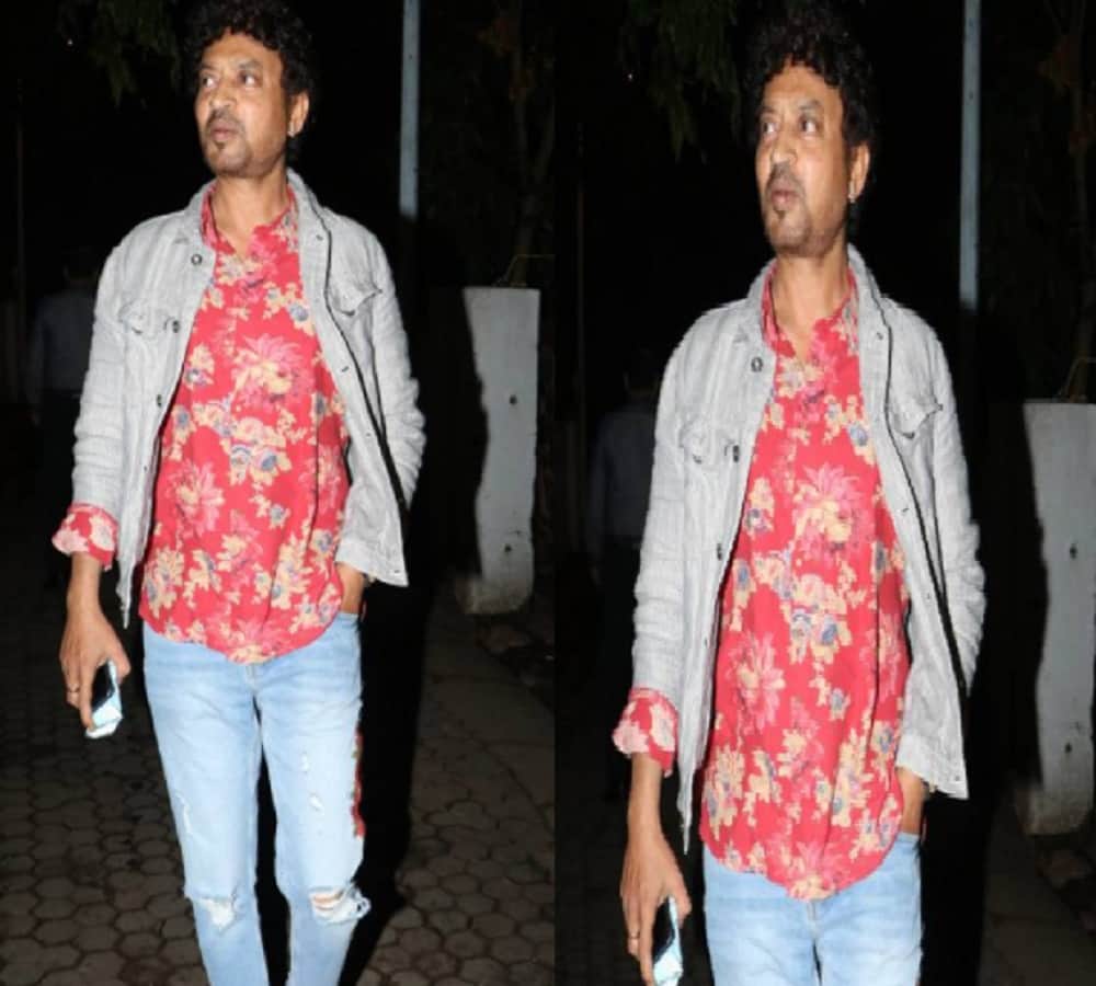 Irrfan Khan spotted wearing floral shirts in this monsoon season 