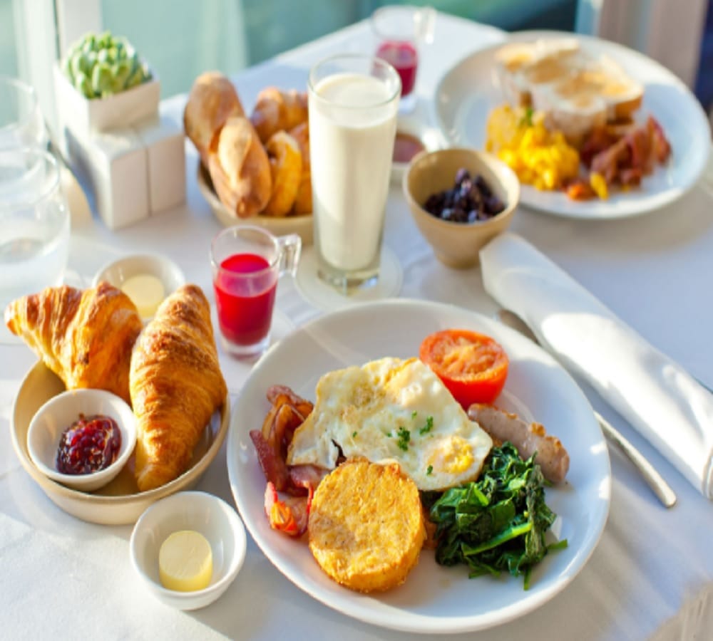 Do you know why before breakfast people are doing exercise
