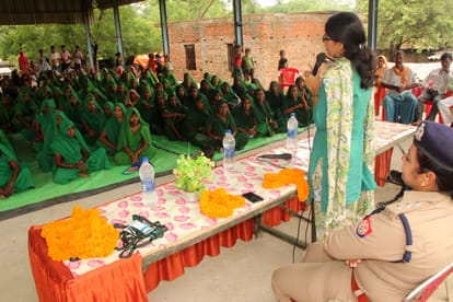 green group womens rally against domestic violence in varanasi
