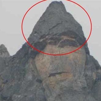 hanuman face display in badrinath dham route