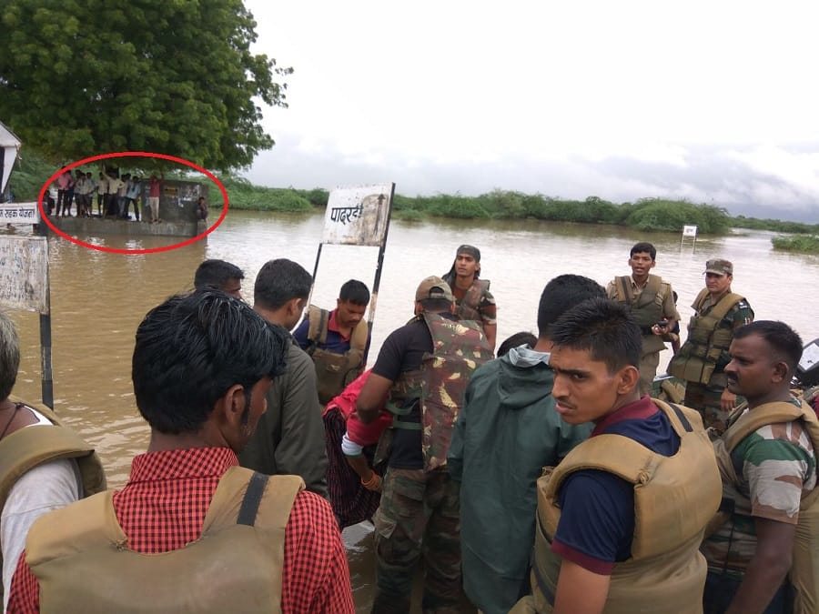army started rescue operations in flood affected jalore district 