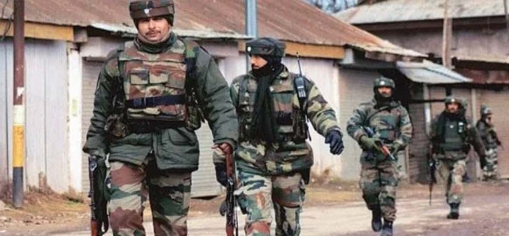terrorists killed in an encounter with security forces in Pulwama sector area