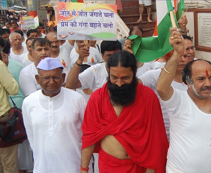 baba ramdev and anna hazare duplicate joined historic Multan Jyot Festival