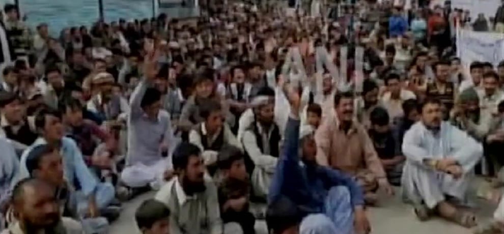 People's protest against China and CPEC in Gilgit-Baltistan