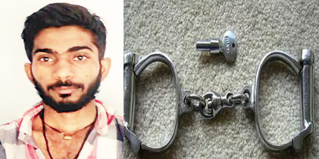 boyfriend arrested girlfriend reached at police station not ready to go with father