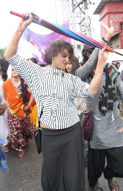 photos of transgender pride walk in dehradun