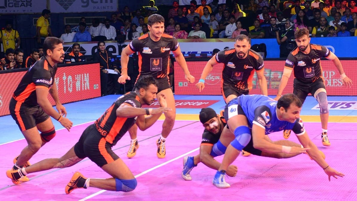  Pro Kabaddi league 2017: U Mumba defeated  debutant Haryana Steelers  with one point 