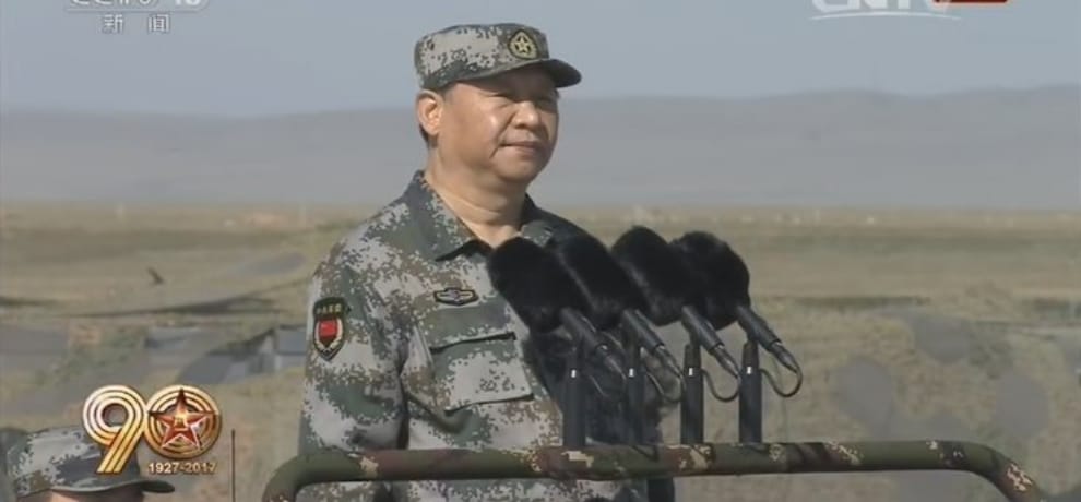chinese army PLA is celebrating 90th anniversary of foundation