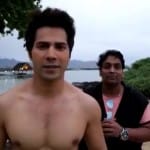Varun Dhawan goes shirtless to promote GANESH ACHARYA SONG BALA O BALA 