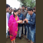 राजसमंद झील में चादर चलने की कामना के लिए गोमती नदी में पूजा
