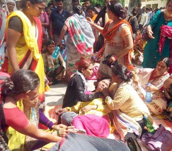 Females felicitated, recruitment