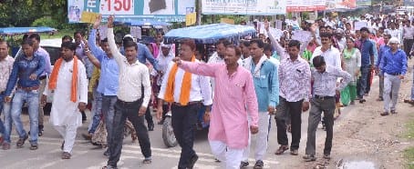 Deteriorating condition of an education student sitting on hunger strike