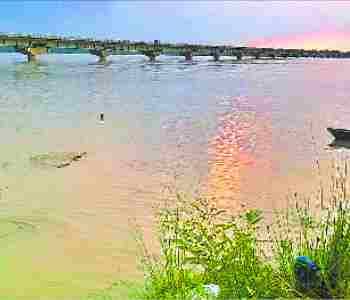 Ghaghra crosses red mark, stirred