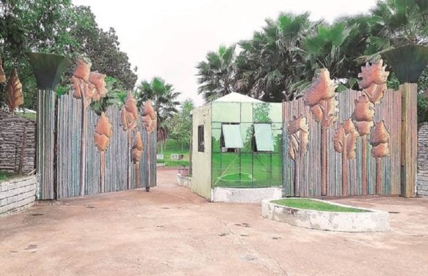 BJP minister's wife enchroched the 13.9 hec government land