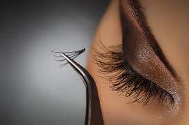 confusing it to be fake eyelashes women tried to put dead fly on eyelids