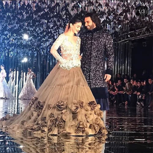 India couture week 2017: alia bhatt and ranveer singh turn showstoppers for manish malhotra show
