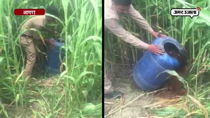 police raid at Poisonous liquor factory in agra 