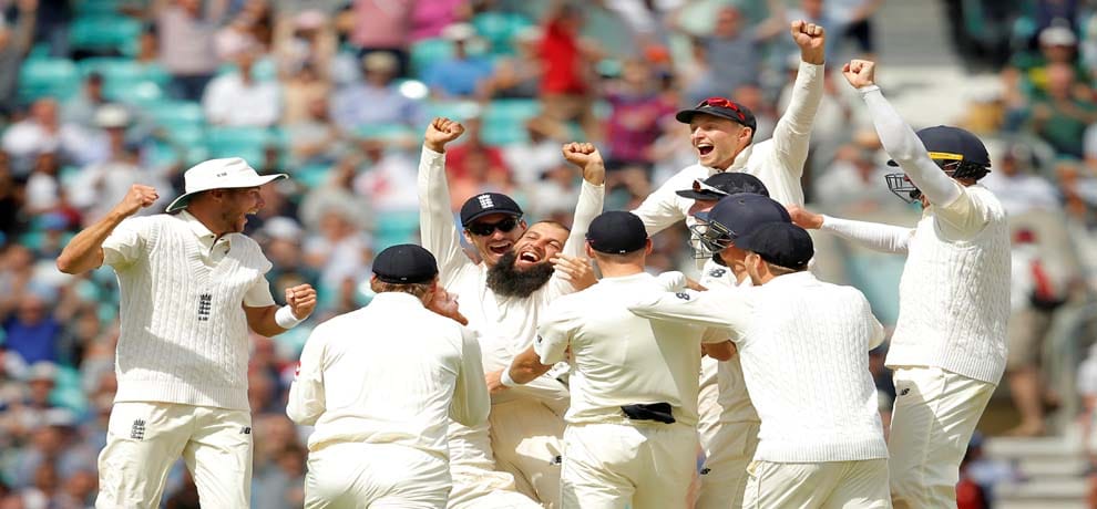 Moeen Ali's hat-trick seals Win for England against South Africa at oval 