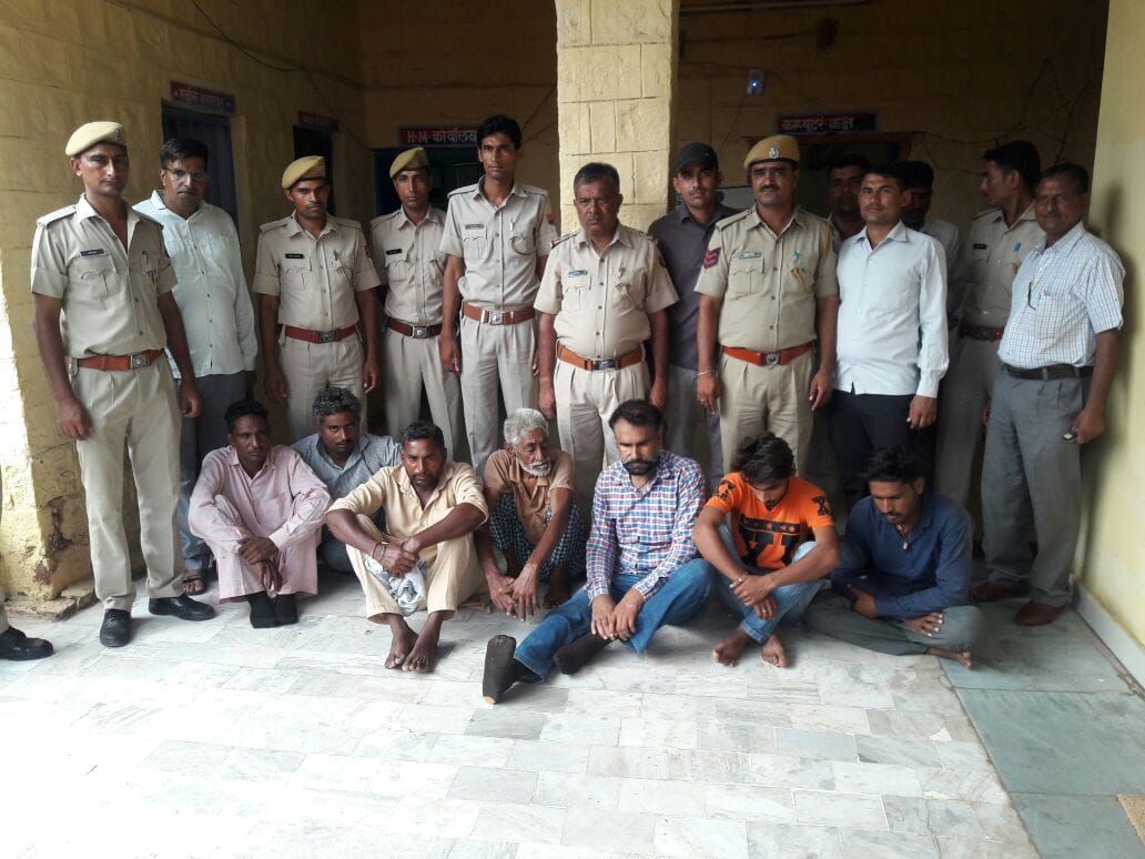 22 kg illegal Doda seized, seven arrested
