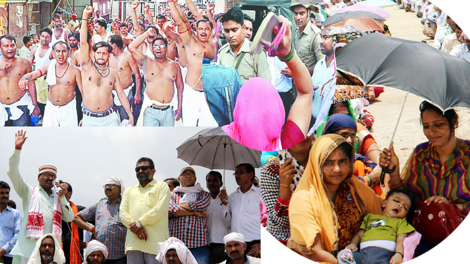 teachers protest against bjp government