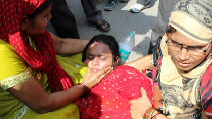 teachers protest against bjp government