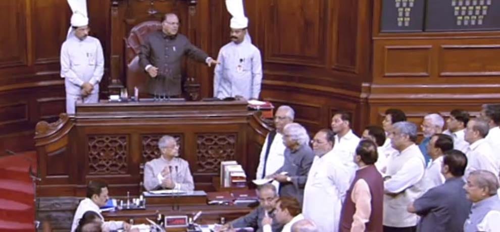 ruckus in rajya sabha over it raids in bengaluru resort