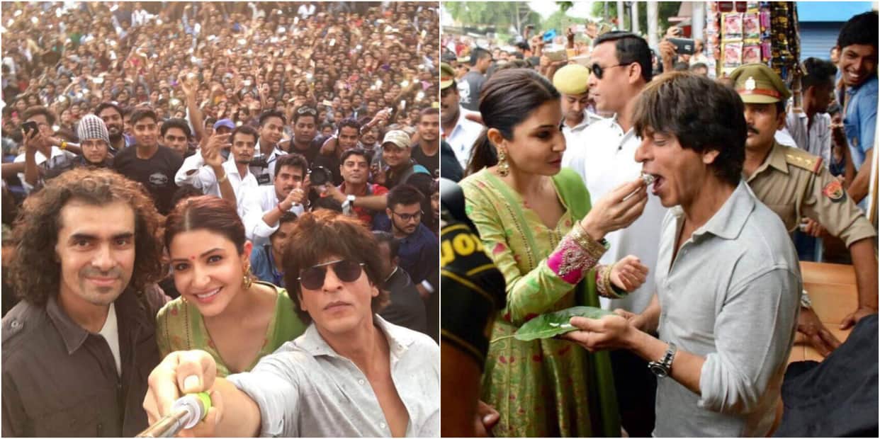 Shahrukh Khan in Varanasi, teast Banarasi Pan, say Har Har Mahadev