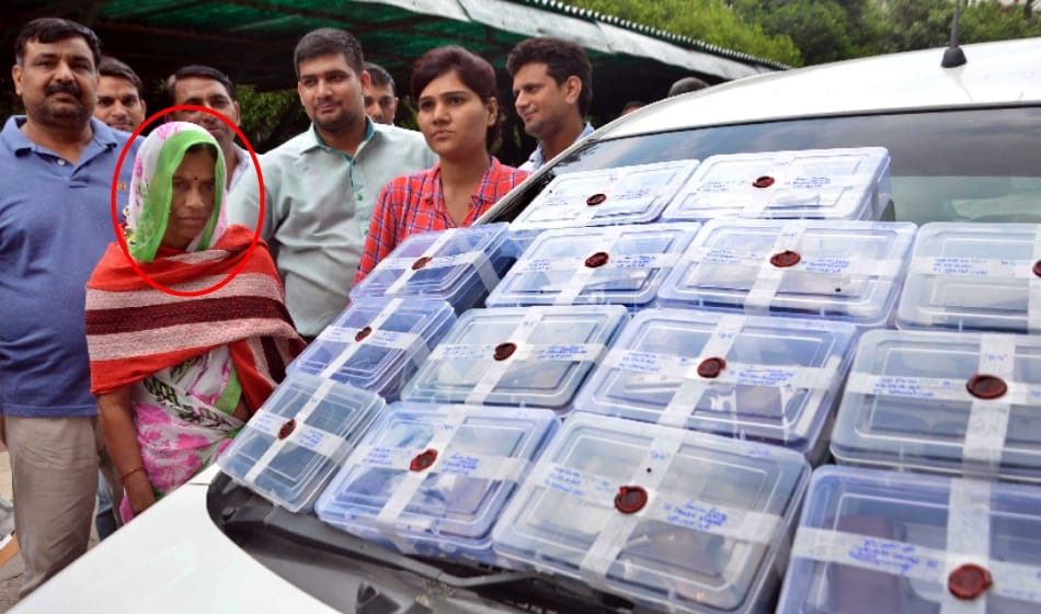 Arrested woman smuggler, Weapons recovered in bulk