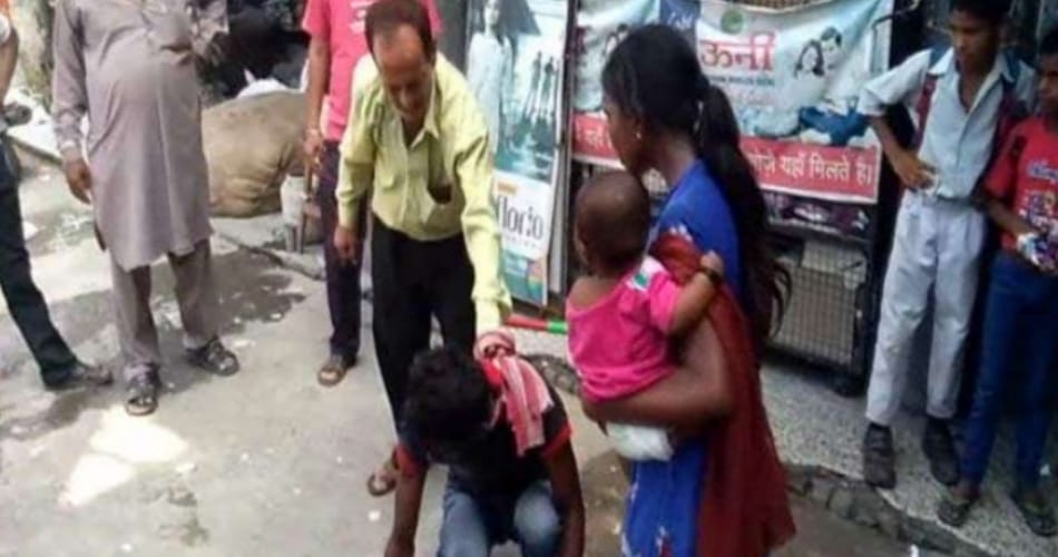 yamunanagar thieve beaten on road