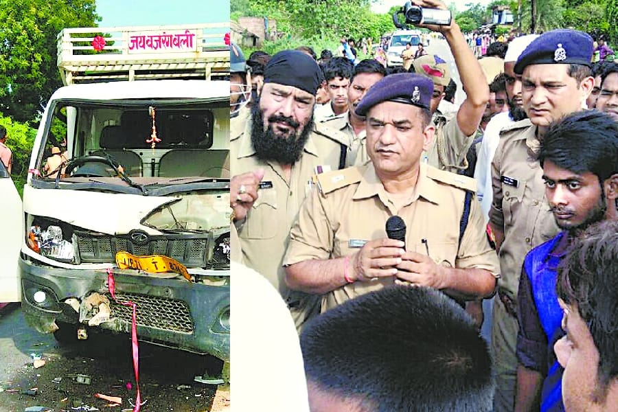 two died in an accident in raebareli.