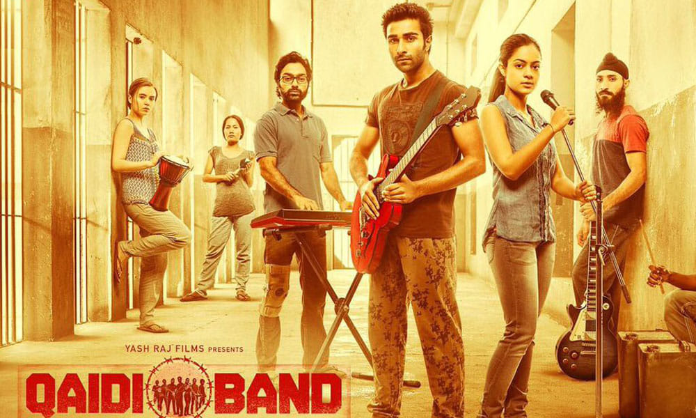 Qaidi Band New Poster Out Featuring Aadar Jain And Anya Singh Produce By Yash Raj Studious