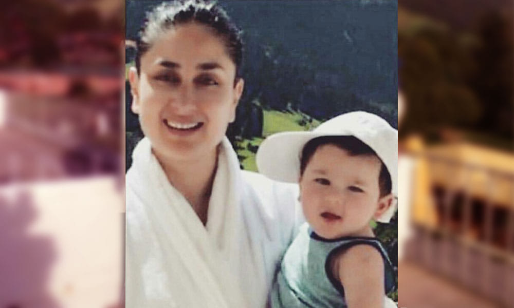 Taimur Ali Khan New Photo From Switzerland Vacation Saif Ali Khan Kareena Kapoor Khan