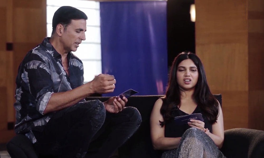 Akshay kumar share funny post to wish Bhumi pednekar on her birthday actress reacted