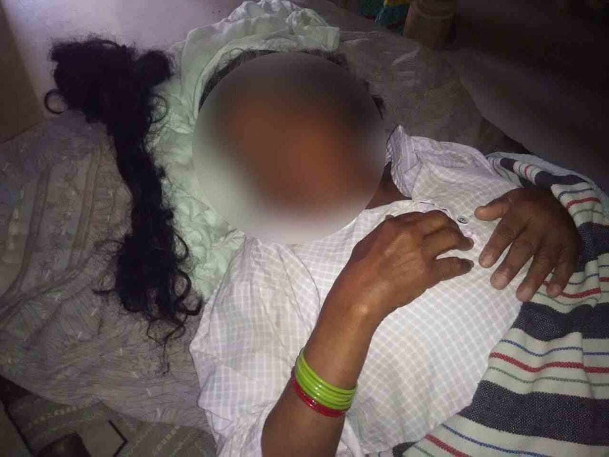 woman braid cut rumor in mathura