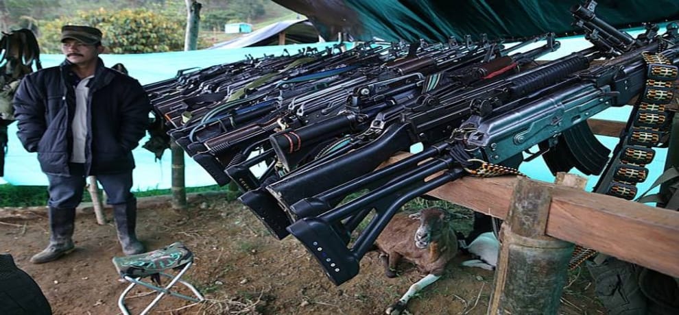 UN starts shifting weapon from colombian rebels shelter homes