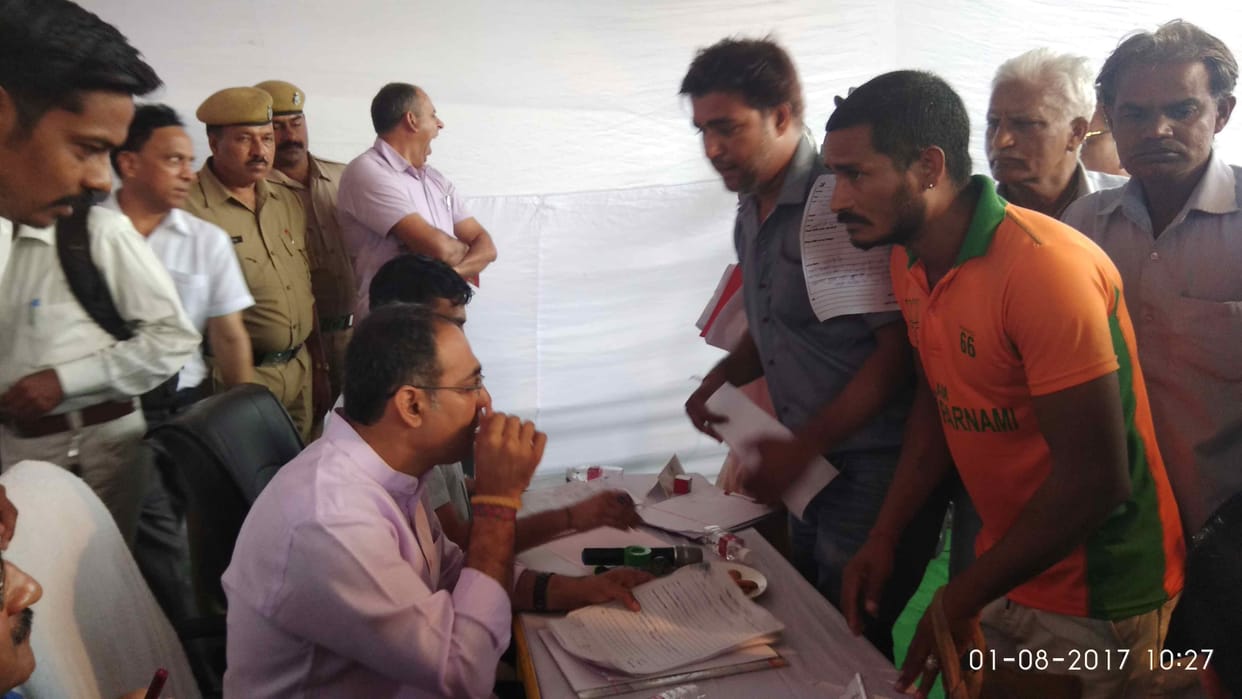 Mayor's public hearing on fire station in jaipur