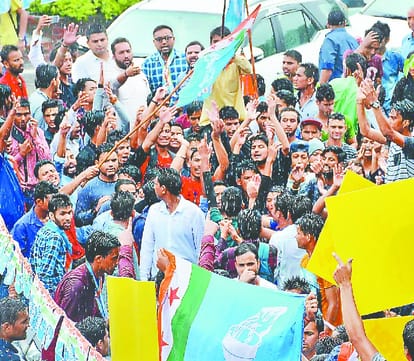 National president of NSUI welcome in dehradun