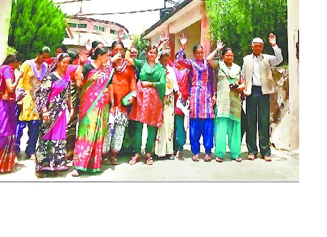 protest against hikes in water bills