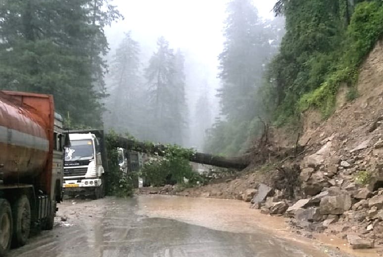 Two Labourer Buried Alive in Land Sliding at Mandi.