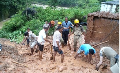 Three Killed in Heavy Rainfall in Himachal.