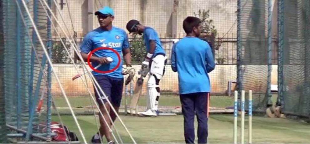 Indian Cricket team is using a new device to aid batsman in the nets