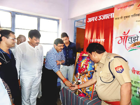 Health checkup of 375 patients in mega camp