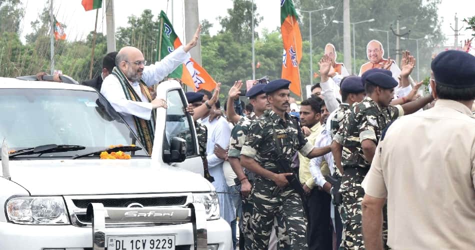 BJP chief Amit Shah in Hooda stronghold