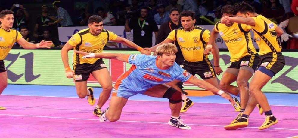  Pro kabaddi league 2017: Match 10  Bengal Warriors open their account Telugu Titans's 4th defeat