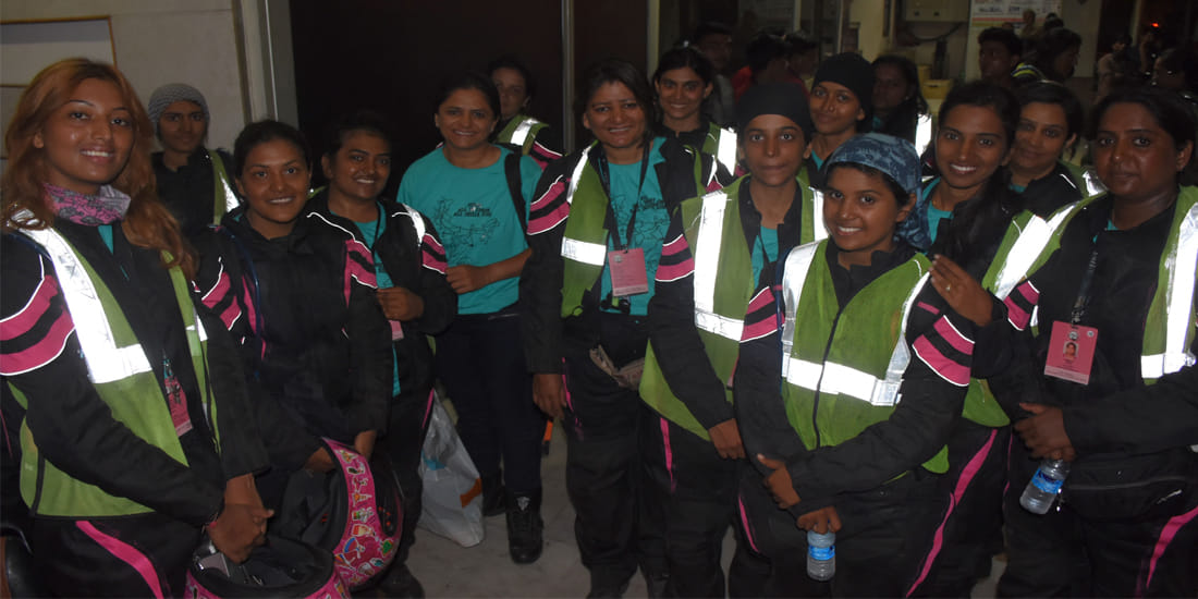biking queens give message for respect of women in kanpur